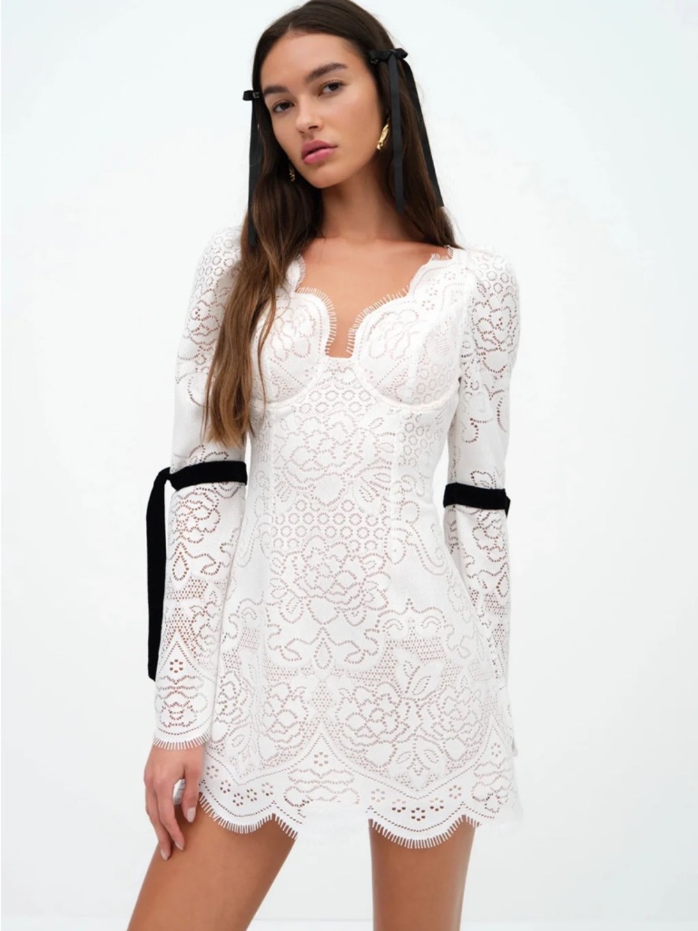 For Love and Lemons Araceli Mini Dress Size XS NWT